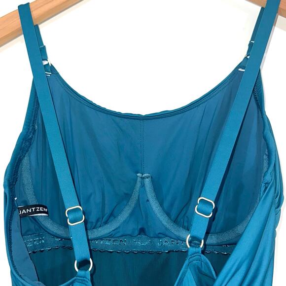 Jantzen Mio Mia Underwire One Piece Swimsuit in Azure - Picture 10 of 15